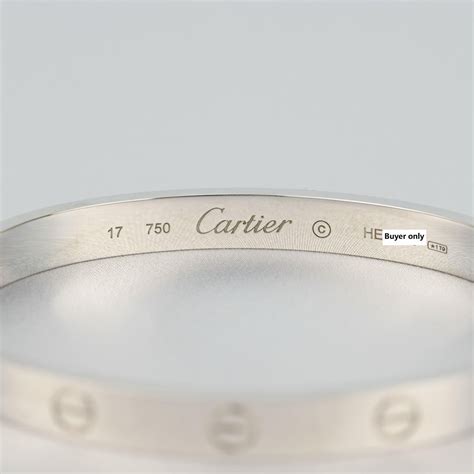 cartier 750 19 ip 6688|cartier bracelet serial number check.